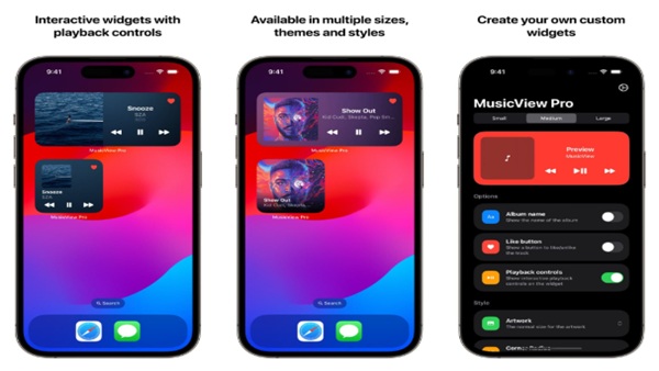 spotify mod widget android ios