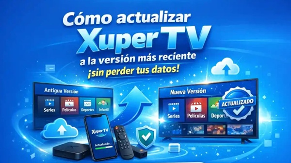 como actualización para xuper tv