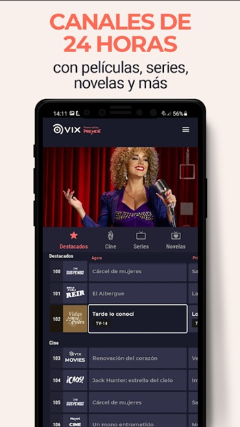 vix cine y tv en español apk descargar