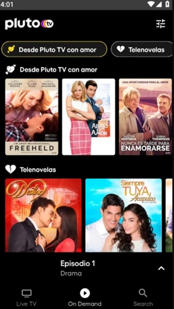 pluto tv apk descargar