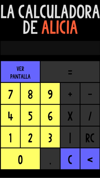 calculadora alicia apk gratis