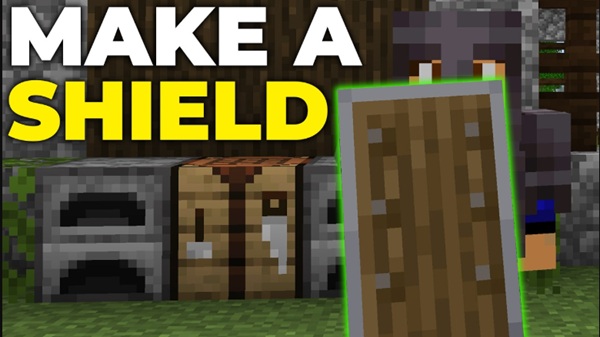 make a shield in minecraft