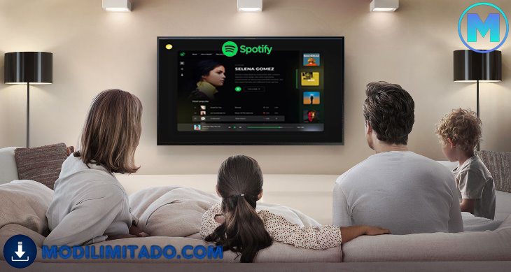 como instalar spotify en smart tv