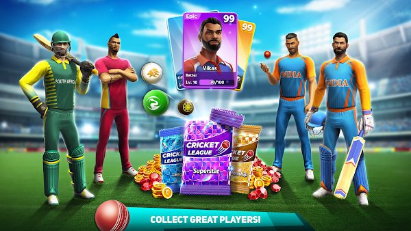 cricket league apk unlimited money